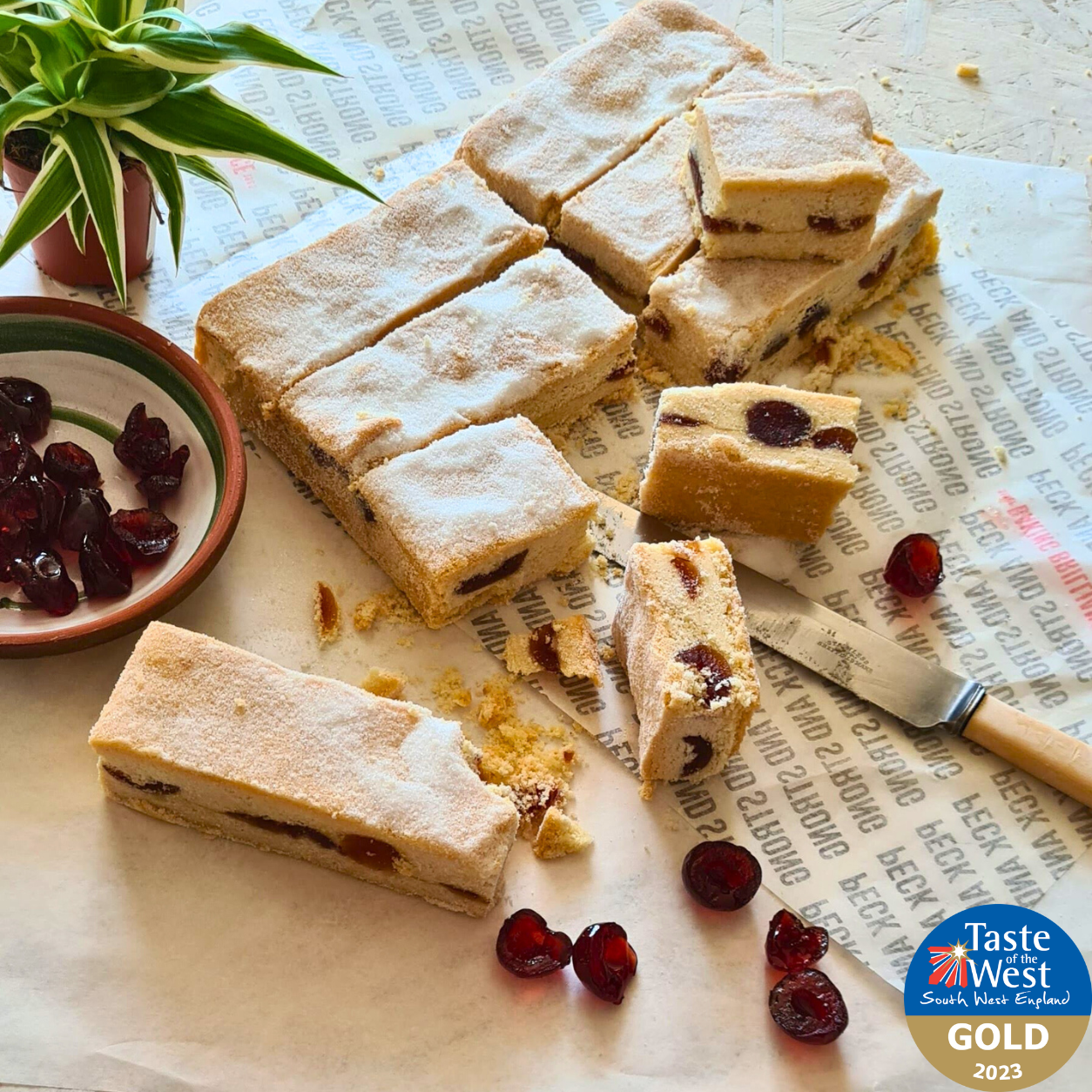 Cherry Shortbread