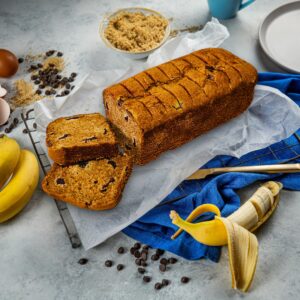Banana and Chocolate Chip Loaf Cake
